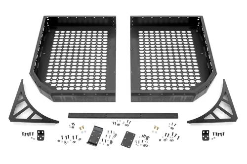 Rough Country - 96132 | Rough Country Rear Cargo Rack For CFMOTO UFORCE U10 Pro | Without LED Lights