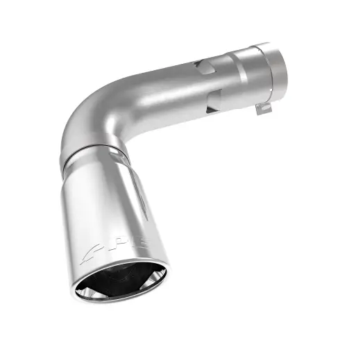 Pacific Performance Engineering - 117020430 | PPE Performance 304 Stainless Steel Turn Out Pipe For Chevrolet/GMC 6.6L Duramax | Polished Finish