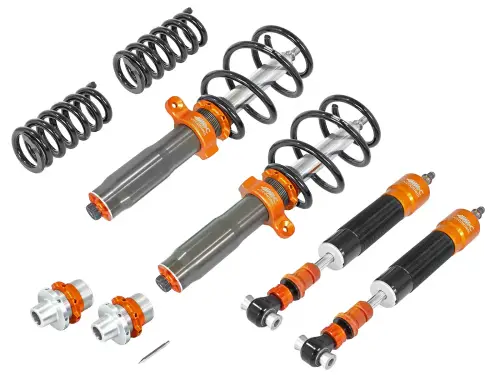 Afe - Advance Flow Engineering - 430-503001-N | aFe Power Control Featherlight Single Adjustable Street/Track Coilover System For BMW M2 (F87) / M3 / M4 (F80/82/83) L6-3.0L (tt) N55/S55