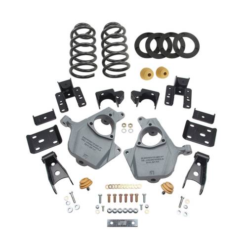 Belltech - 1012 | Belltech 3 or 4 Inch Front / 5 or 6 Inch Rear Complete Lowering Kit without Shocks (2016-2018 Silverado/Sierra 1500 Standard Cab 2WD)