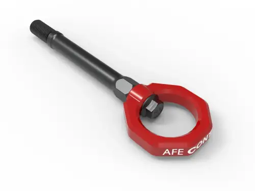Afe - Advance Flow Engineering - 450-401014-R | AFE Power CONTROL Front Tow Hook, Red For Chevrolet Corvette C8 V8-6.2L
