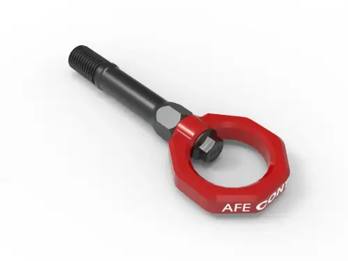 Afe - Advance Flow Engineering - 450-712001-R | AFE Power CONTROL Front Tow Hook, Red For Nissan Z V6-3.0L (tt)