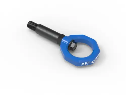 Afe - Advance Flow Engineering - 450-721001-L | AFE Power CONTROL Front Tow Hook, Blue For Toyota GR Supra (A90) L4-2.0L (t) / L6-3.0L (t)