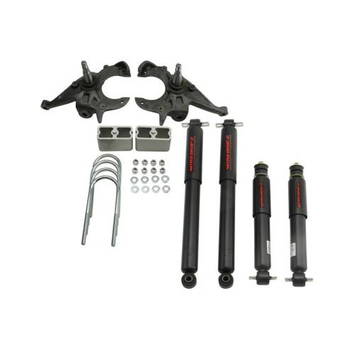 Belltech - 617ND | Belltech 2 Inch Front / 3 Inch Rear Complete Lowering Kit with Nitro Drop Shocks (1982-2004 S10/S15 2WD)