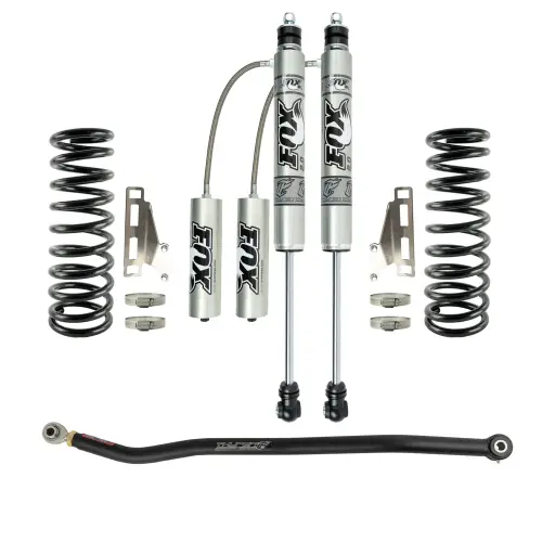 Thuren Fabrication - FOXREMFK-RARAM-2H3 | Thuren Fabrication Fox 2.0 Remote Reservoir Front Leveling Kit For Ram 2500 / Ram Power Wagon / Ram 3500 | 1.5 - 3 Inch Lift