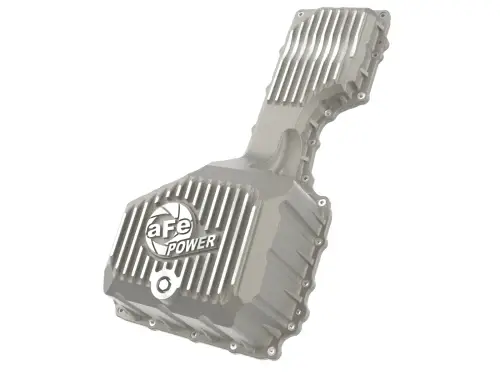 Afe - Advance Flow Engineering - 46-71360A | aFe Power Street Series Engine Oil Pan, Raw With Machined Fins For GM Diesel Trucks V8-6.6L (td) L5P