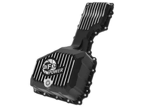 Afe - Advance Flow Engineering - 46-71360B | aFe Power Pro Series Engine Oil Pan, Black With Machined Fins For GM Diesel Trucks V8-6.6L (td) L5P