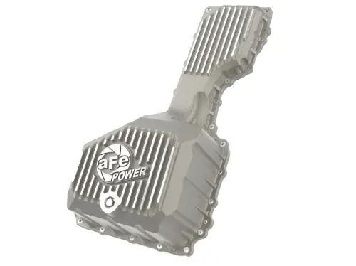 Afe - Advance Flow Engineering - 46-71370A | aFe Power Street Series Engine Oil Pan, Raw With Machined Fins For GM Diesel Trucks V8-6.6L (td) L5P