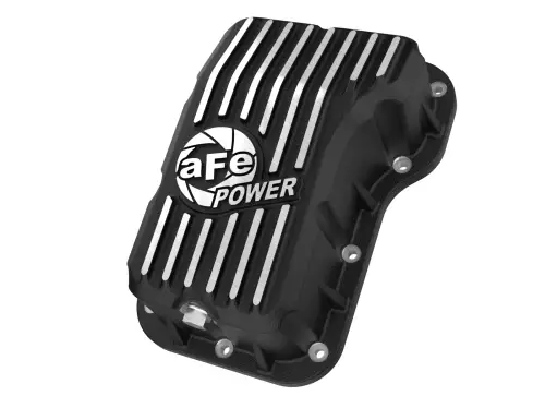 Afe - Advance Flow Engineering - 46-71400B | aFe Power Pro Series Engine Oil Pan, Black With Machined Fins For Jeep Wrangler (JL) L4-2.0L (t)