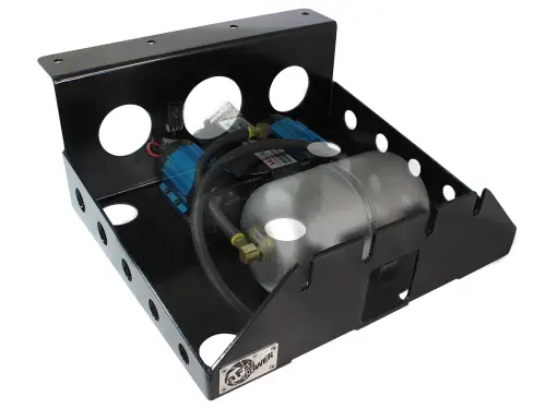 Afe - Advance Flow Engineering - 46-79001 | aFe Power Glide Guard On-Board Air Compressor Mount For Jeep Wrangler (JK) V6-3.8L/3.6L