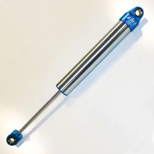 Thuren Fabrication - TF573-09BL-0313-HCL | Thuren Fabrication King Steering Damper For Ram 2500 / Ram 3500 | For Existing Thuren Damper Clamp | Blue Aluminum Ends