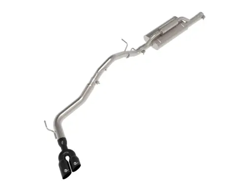 Afe - Advance Flow Engineering - 49-33148-B | aFe Power Vulcan Series 2-1/2 To 3 Inch, 304 Stainless Steel Cat-Back Exhaust System With Black Tip For Ford Ranger L4-2.3L (t)
