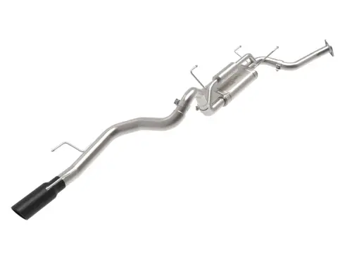 Afe - Advance Flow Engineering - 49-36076-B | aFe Power Vulcan Series 2-1/2 To 3 Inch, 304 Stainless Steel Cat-Back Exhaust System With Black Tip For Toyota Land Cruiser (J250) L4-2.4L (t)