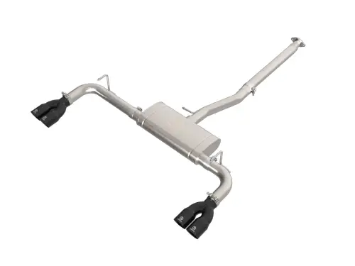 Afe - Advance Flow Engineering - 49-36084-B | aFe Power Takeda 2-1/2 Inch, 304 Stainless Steel Cat-Back Exhaust System With Black Tip For Lexus NX250 L4-2.5L