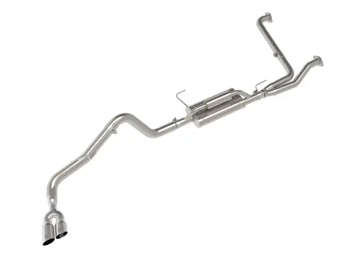 Afe - Advance Flow Engineering - 49-36140-P | aFe Power Vulcan Series 2-1/2 To 3 Inch, 304 Stainless Steel Cat-Back Exhaust System With Polished Tip For Nissan Frontier V6-3.8L