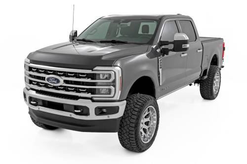 Rough Country - HP30011-RCGB | Rough Country Hood Protector For Ford F-250/F-350 Super Duty 2WD/4WD | Gloss Black