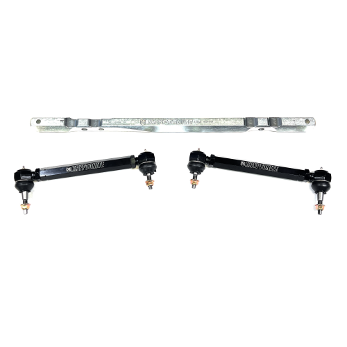 Kryptonite - KRCLP11 | Kryptonite SS Series Center Link Tie Rod Package | Factory Size Outer Tie Rod End (2011-2026 Silverado, Sierra 2500 HD, 3500 HD)