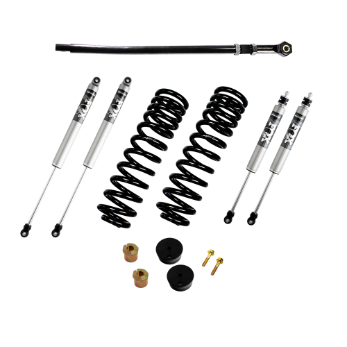 Kryptonite - KRFD05STAGE2FOX | Kryptonite Stage 2 Leveling Kit w/ Fox Shocks (2005-2016 F250, F350 Super Duty)