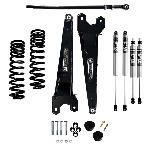 Kryptonite - KRFD05STAGE3FOX | Kryptonite Stage 3 Leveling Kit w/ Fox Shocks (2005-2016 F250, F350 Super Duty)