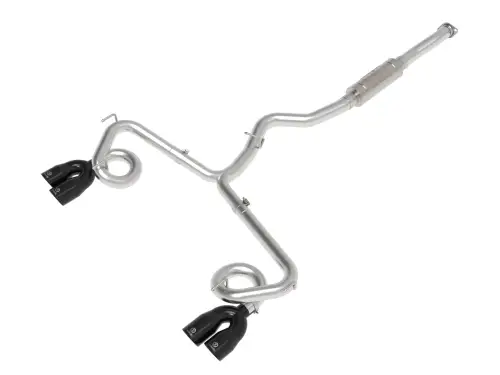 Afe - Advance Flow Engineering - 49-36810-B | aFe Power Takeda 2-1/2 Inch, 304 Stainless Steel Cat-Back Exhaust System With Black Tip For Subaru WRX/STI H4-2.0/2.5L (t)