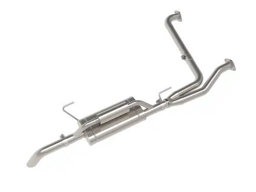 Afe - Advance Flow Engineering - 49-46141 | aFe Power Rock Basher 2-1/2 Inch 409 Stainless Steel Cat-Back Hi-Tuck Exhaust System For Nissan Frontier V6-3.8L