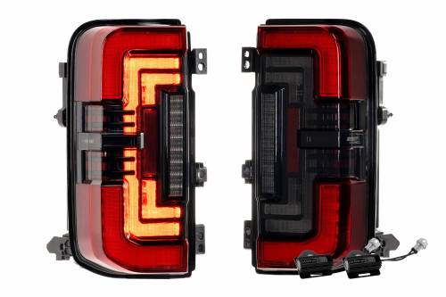 Morimoto - LF751 | Morimoto XB LED Low Profile Tail Lights For Ford Bronco | Red