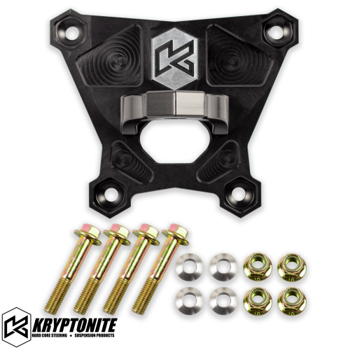 Kryptonite - KRZRRP1S | Kryptonite Death Grip Rear Radius Plate For Polaris RZR XP Turbo S (2018-2021) | With Tow Hook
