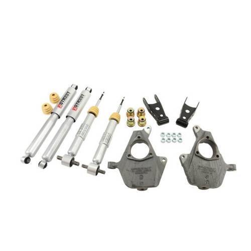 Belltech - 984SP | Belltech Complete 2/2-3 Lowering Kit with Street Performance Shocks - Factory Cast Control Steel Arms
