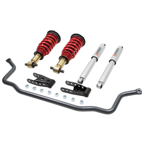 Belltech - 985HK | Belltech Complete 1-2/2-3 Lowering Kit Inc. Height Adjustable Front Coilovers & Front Sway Bar