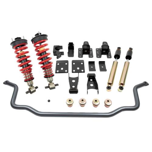 Belltech - 987HKP | Belltech Complete 1-2/4 Lowering Kit Inc. Damping/Height Adjustable Front Coilovers & Front Sway Bar
