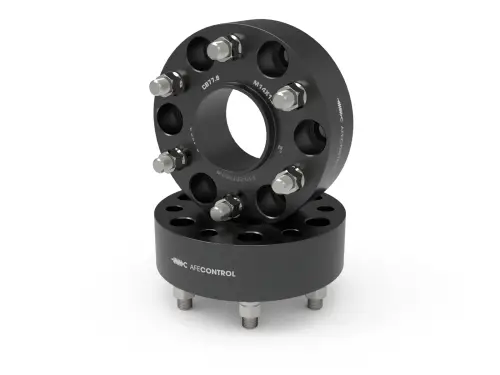 Afe - Advance Flow Engineering - 610-20T002-B | aFe Power CONTROL Forged Aluminum Wheel Spacers For RAM 1500 (DT) 6x5.5mm, CB 77.8mm, 2 Inch Thickness