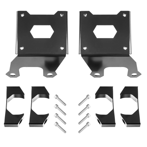 Kryptonite - KRSM11-46 | Kryptonite Death Grip Front Shock Reservoir Mount Kit For Chevy/GMC 2500HD/3500 - 46MM Diameter Reservoir
