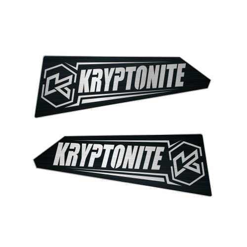 Kryptonite - KRUCA11PLATES | Kryptonite Upper Control Arm Stainless Logo Plates For Chevy/GMC 2500HD/3500HD