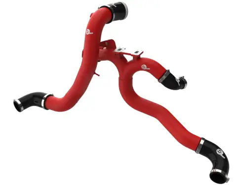 Afe - Advance Flow Engineering - 46-20804-R | aFe Power BladeRunner Aluminum Hot And Cold Charge Pipe Kit, Red For Genesis G70 V6-3.3L (tt)