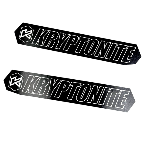 Kryptonite - KRUCA123-PLATES | Kryptonite Upper Control Arm Logo Plates KRUCA12/13