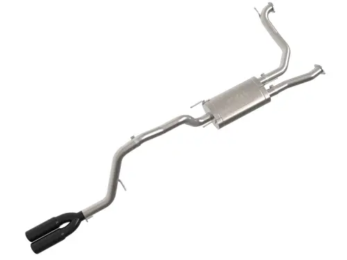 Afe - Advance Flow Engineering - 49-36143-B | aFe Power Vulcan Series 3 Inch 304 Stainless Steel Cat-Back Exhaust System With Black Tip For Nissan Armada V6-3.5L (tt)