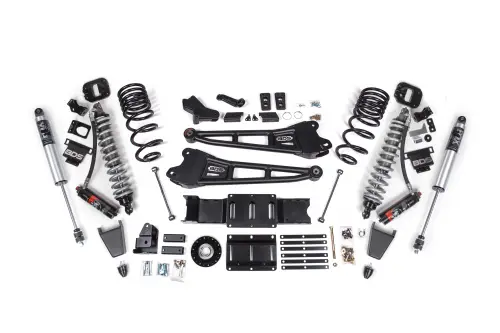 BDS Suspension - BDS2137PPS | BDS Suspension 4 Inch Extended Travel Lift Kit With Radius Arms For Ram 2500 4WD Diesel | Coilover & Rubber Bump Stop | Fox 2.5 Performance Series HTO Shocks