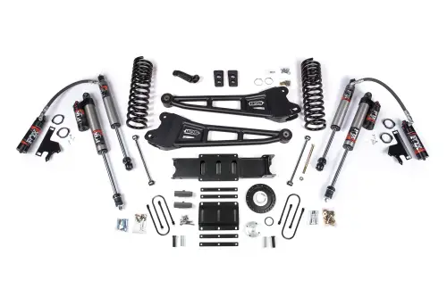 BDS Suspension - BDS2134FPE | BDS Suspension 6 Inch Lift Kit With Radius Arms For Ram 3500 4WD Diesel | 5 Inch Block Kit | 8 Bolt Index Ring | Fox 2.5 Performance Elite Shocks