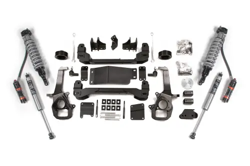 BDS Suspension - BDS1750PSS | BDS Suspension 4 Inch Lift Kit With Fox 2.5 Performance Elite Coilover For Ram 1500 4WD | 2 Inch Coil Spacer | Fox 2.0 Performance Series Shocks