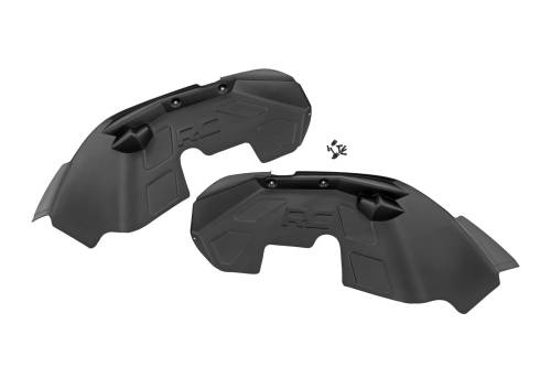 Rough Country - 4194A | Rough Country Wheel Well Liners For Jeep Wrangler Unlimited 2WD/4WD | Front
