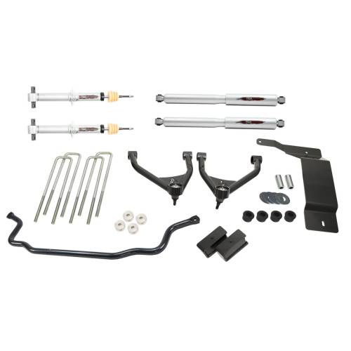 Belltech - 150207TPS | 2007-2013 Silverado / Sierra 1500 4wd (Ext & Crew Cab) 4" Lift w/ Front Sway Bar
