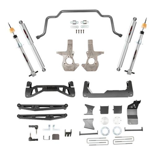 Belltech - 150203TPS | Belltech 7-9 Inch Complete Lift Kit with Trail Performance Struts / Shocks & Sway Bar (2016-2018 Silverado, Sierra 1500 2WD/4WD | OEM Stamped Steel / Aluminum Control Arms)