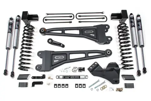 BDS Suspension - BDS2262FS | BDS Suspension 5 Inch Lift Kit With Radius Arm For Ford F-350 Super Duty DRW 4WD Gas | Fox 2.0 Performance Series Shocks