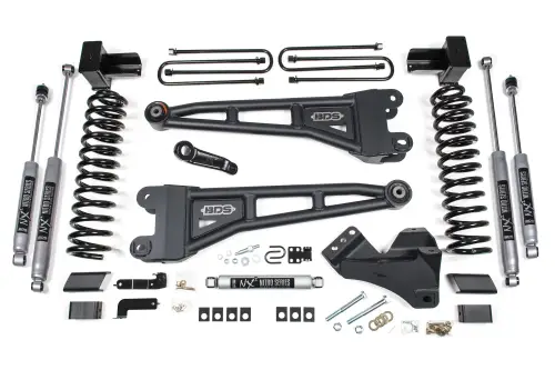 BDS Suspension - BDS2262H | BDS Suspension 5 Inch Lift Kit With Radius Arm For Ford F-350 Super Duty DRW 4WD Gas | NX2 Nitro Series Shocks