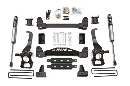 BDS Suspension - BDS2266FS | BDS Suspension 6 Inch Lift Kit For Ford F-150 2WD | Fox 2.0 Performance Series Shocks
