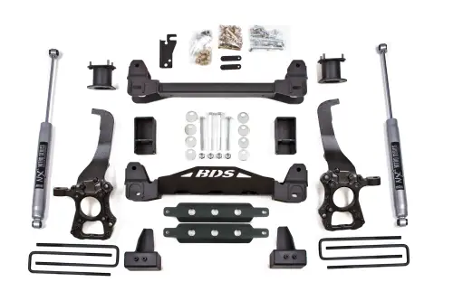 BDS Suspension - BDS2266H | BDS Suspension 6 Inch Lift Kit For Ford F-150 2WD | NX2 Nitro Series Shocks