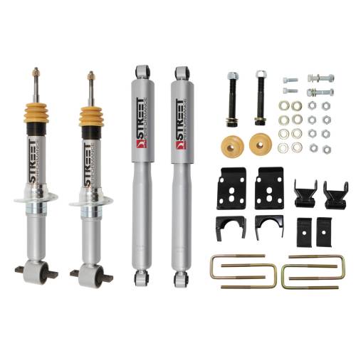 Belltech - 1000SP | 1 to 3 Inch Front / 5.5 Inch Rear Lowering Kit Complete Lowering Kit with Street Performance Shocks (2015-2020 F150 2WD)