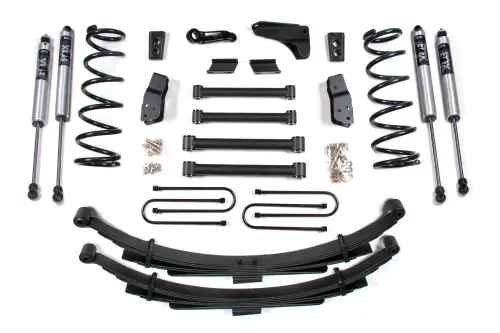 BDS Suspension - BDS236FS | BDS Suspension 6 Inch Lift Kit For Ram 2500 / 3500 4WD Diesel | Rear Leaf Springs | 3.5 Inch Axle | Fox 2.0 Performance Series Shocks