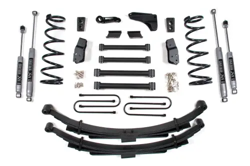 BDS Suspension - BDS236H | BDS Suspension 6 Inch Lift Kit For Ram 2500 / 3500 4WD Diesel | Rear Leaf Springs | 3.5 Inch Axle | NX2 Nitro Series Shocks