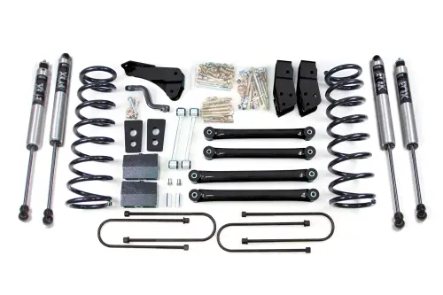 BDS Suspension - BDS274FS | BDS Suspension 4 Inch Lift Kit For Ram 2500 Power Wagon 4WD | Rear Lift 4 Inch Block Kit | Rear 4 Inch Axle | Fox 2.0 Performance Series Shocks